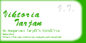 viktoria tarjan business card